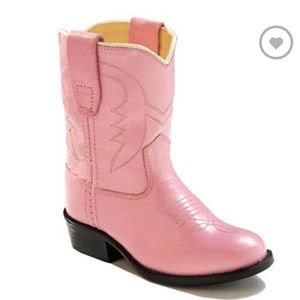 Old West Pink Cowboy boots - toddler girls